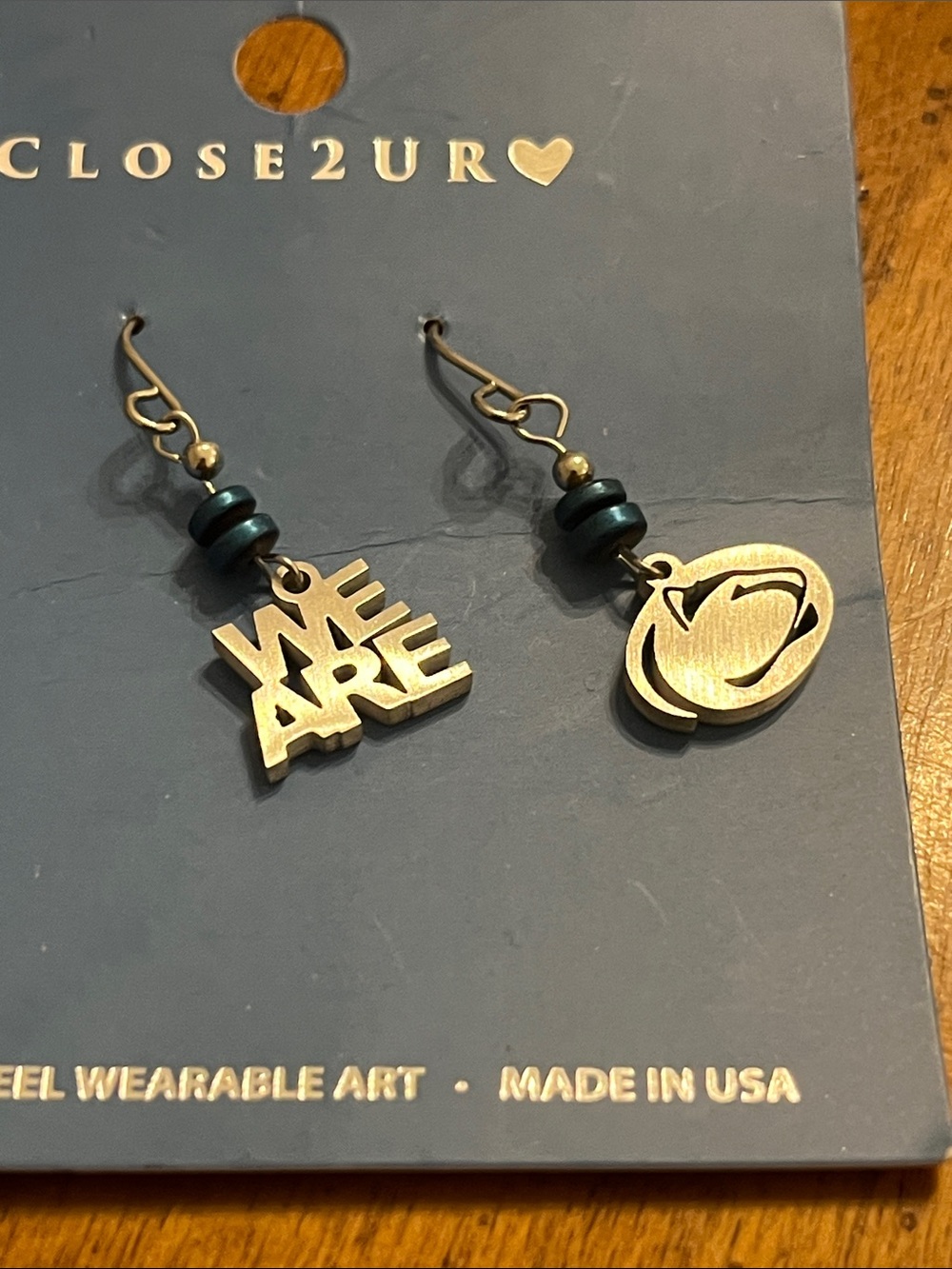 CLOSE2UR❤ We Are/Lion Logo Earrings